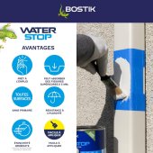 Membrane d'étanchéité Waterstop spray réparateur 500 ml - BOSTIK
