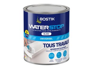 Membrane d'étanchéité Waterstop blanc, pot 1 kg - BOSTIK
