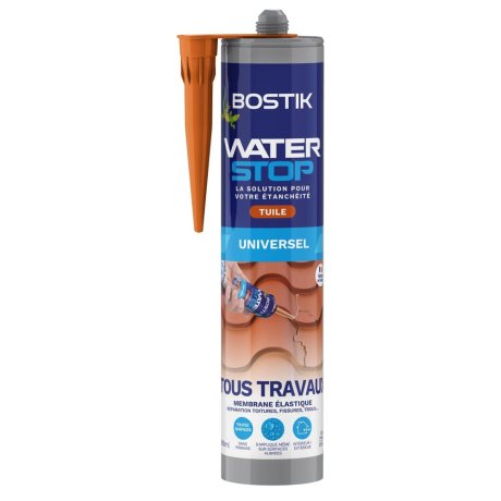 Membrane d'étanchéité Waterstop tuile, cartouche 290 ml - BOSTIK