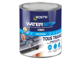 Membrane d'étanchéité Waterstop gris, pot 1 kg - BOSTIK