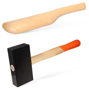 Marteaus et battes de zingueur