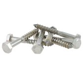 Tirefond tête hexagonale Inox A2, au choix - VISWOOD