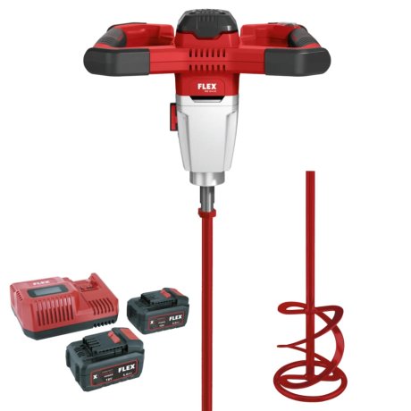 Mélangeur sans fil MXE 18.0-EC, batteries 5Ah et chargeur - FLEX