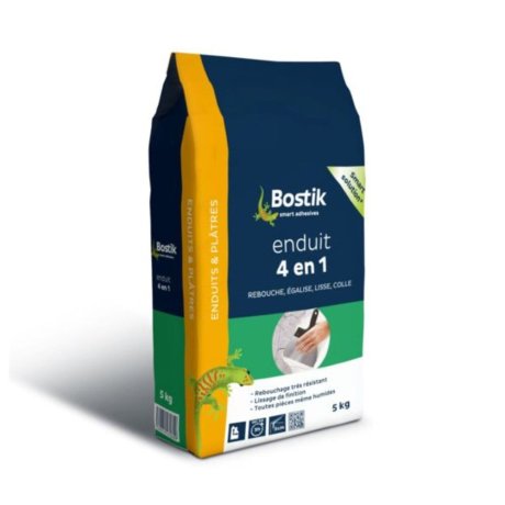 Enduit 4 en 1 poudre, sac de 5 kg - BOSTIK