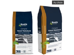 Ciment blanc tous travaux, au choix - BOSTIK
