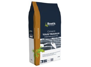 Ciment blanc tous travaux, sac de 5 kg - BOSTIK