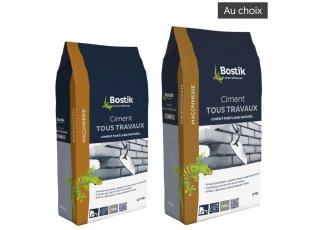 Ciment gris tous travaux, au choix - BOSTIK