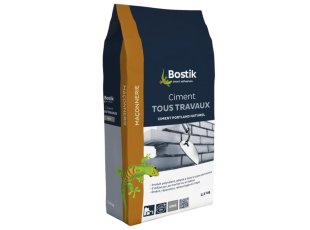 Ciment gris tous travaux, sac de 2,5 kg - BOSTIK