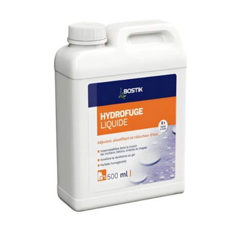 Hydrofuge liquide pour mortier et béton 500 ml - BOSTIK