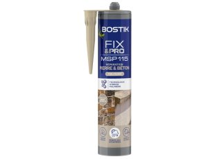 Mastic-colle pierre et béton Fix&Pro MSP 115, cartouche 290 ml - BOSTIK