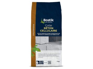 Colle béton cellulaire blanche, sac de 5 kg - BOSTIK