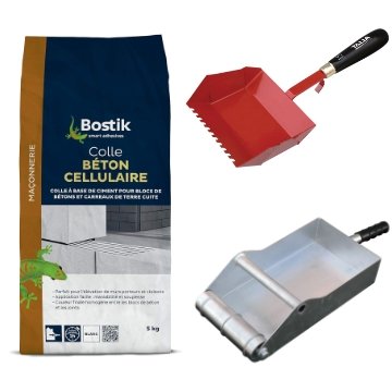 Colles béton cellulaire & joints minces