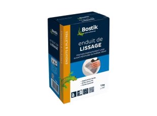 Enduit de lissage poudre, boîte 1 kg - BOSTIK