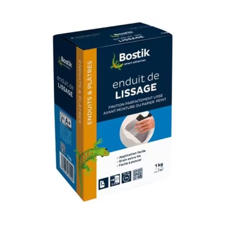 Enduit de lissage poudre, boîte 1 kg - BOSTIK