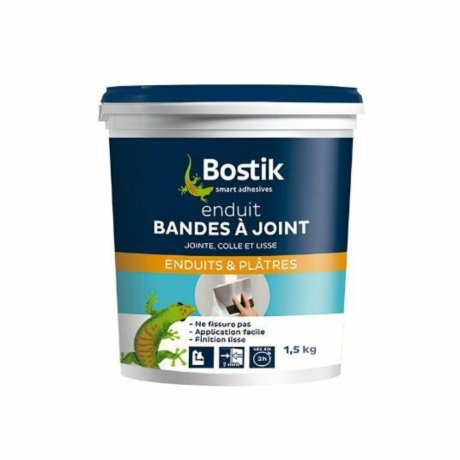 Enduit bandes à joint pâte, pot 1,5 kg - BOSTIK