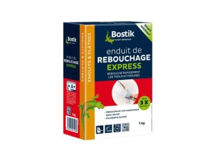 Enduit rebouchage Express poudre, boîte 1 kg - BOSTIK