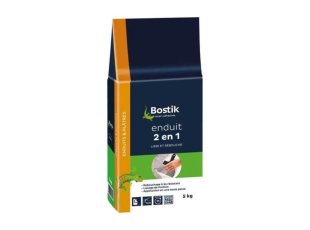 Enduit 2 en 1 poudre, sac de 5 kg - BOSTIK