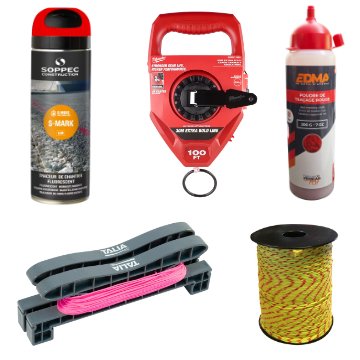 Cordeaux, poudres & aérosols de traçage