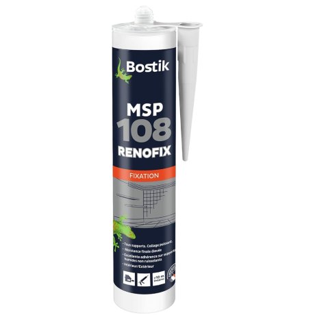 Mastic colle MSP 108 Renofix 290 ml blanc - BOSTIK