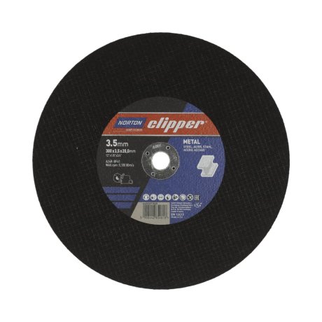 Disque à tronçonner métal Ø300 x 3,5 x 20 mm - NORTON CLIPPER