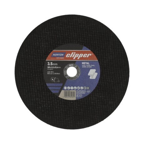 Disque à tronçonner métal Ø300 x 3,5 x 25,4 mm - NORTON CLIPPER