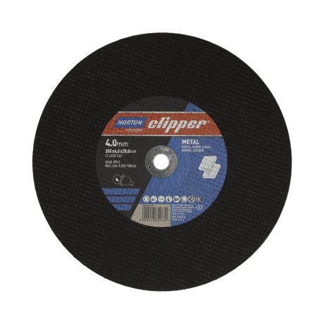 Disque à tronçonner métal Ø350 x 4 x 20 mm - NORTON CLIPPER