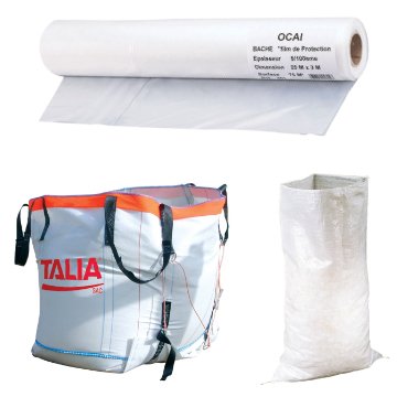 Sacs à gravats, big bags & bâches