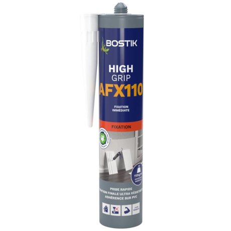 Mastic de fixation High Grip AFX 110 blanc 310 ml - BOSTIK