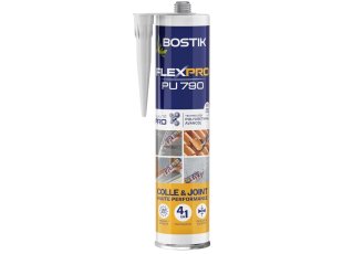 Mastic colle Flexpro PU790 300 ml, blanc - BOSTIK