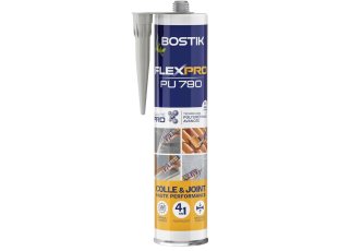 Mastic colle Flexpro PU790 300 ml, gris - BOSTIK