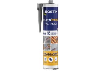 Mastic colle Flexpro PU790 300 ml, gris anthracite - BOSTIK