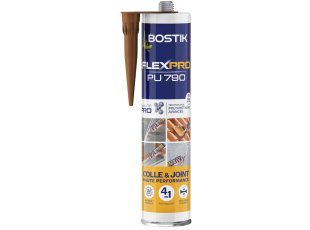 Mastic colle Flexpro PU790 300 ml, brun - BOSTIK
