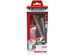 Kit CE scellement chauffe-eau 150 ml - Lot de 6 - FISCHER