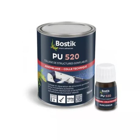 Colle contact polyvalente PU 520 + durcisseur - BOSTIK