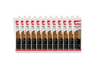 Mastic silicone coupe-feu FFRS blanc 310 ml - FISCHER