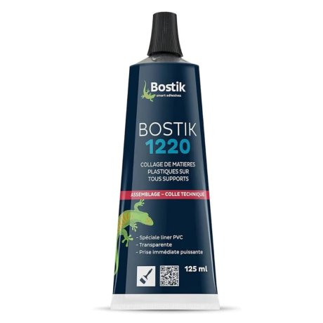 Colle contact liquide 1220 liner PVC 125 ml - BOSTIK