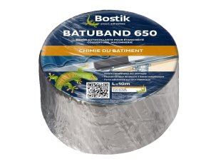 Bande adhésive d'étanchéité Batuband 650, 10 cm, gris - BOSTIK