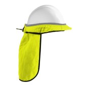 Coiffe rafraîchissante jaune fluo pour casque de chantier Coolneck - SINGER