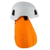 Coiffe rafraîchissante orange et bleu marine pour casque de chantier Oneck - SINGER