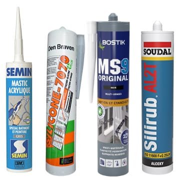 Silicones et acryliques peintre