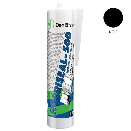 Mastic hybride Hybriseal 500 EC1+, noir 300 ml - DEN BRAVEN