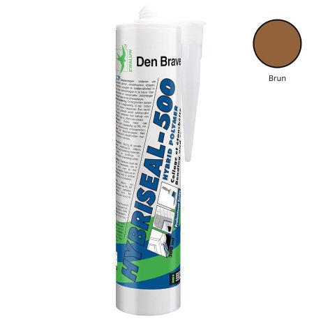 Mastic hybride Hybriseal 500 EC1+, brun 300 ml - DEN BRAVEN