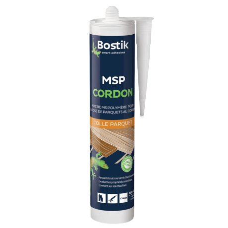 Colle parquet MSP Cordon, chêne cartouche 290 ml - BOSTIK
