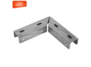 Équerre de banche pliable Maco-fix box de 20 pièces - MONDELIN