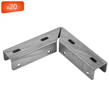 Équerre de banche pliable Maco-fix box de 20 pièces - MONDELIN