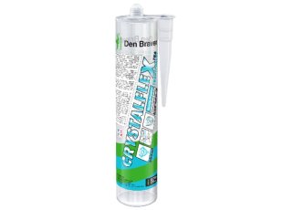 Mastic colle transparent CrystalFlex, 300 ml - DEN BRAVEN