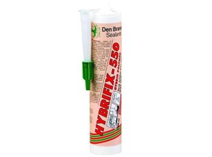 Mastic colle hybride Hybrifix 550, blanc 300 ml - DEN BRAVEN