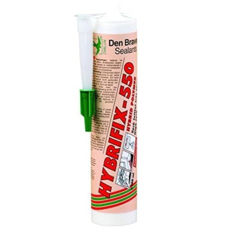 Mastic colle hybride Hybrifix 550, blanc 300 ml - DEN BRAVEN