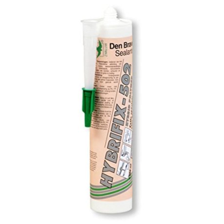 Mastic colle hybride Hybrifix 502 pour métaux, gris 300 ml - DEN BRAVEN