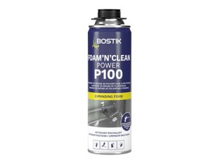 Nettoyant mousse PU P100 Foam'N'Clean Power, 500 ml - BOSTIK